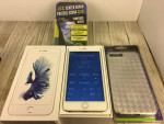 Fully Unlocked Silver iPhone 6S+ Bundle: MINT, 32 GB