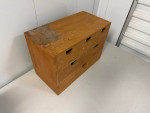 Solid Wood 6 Drawer Woodshop Organizer w/ Sanding Drums