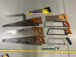 Set of 10 Vintage Hand Saws