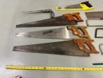 Set of 10 Vintage Hand Saws