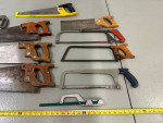 Set of 10 Vintage Hand Saws