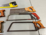 Set of 10 Vintage Hand Saws
