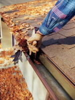 GUTTER CLEANING AND REPAIR SPECIAL ONE STORY $100 TWO STORY $150