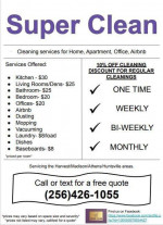 CLEANING SERVICE FOR YOUR HOME by Super Clean Houskeepers LLC