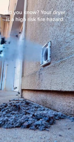 Dryer vent cleaning