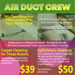 🎟️Air Duct, Carpet & Dryer Vent Cleaning, UV Light installation🎟️