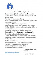 Refreshed cleaning services 🧼🧹🧽