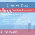 🏡$99.90 Air Duct & Dryer Vent Cleaning$39.90 Carpet Cleaning🏡