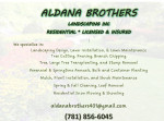 landscaping, snow removal, tree cutting, mulch, spring cleaning