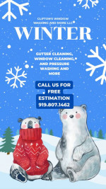 🍃 Window, Pressure, & Gutter Cleaning 🍃 *Winter Gutter Special *