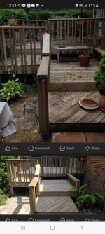 Exterior house cleaning/ pressure wash, fence staining services.