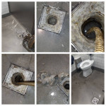 Plumber drain cleaning camera
