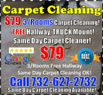 $79 3/Rooms FREE Hallway Carpet Cleaning | Carpet Cleaner Same Day