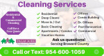 Cleaning Services - Miramar, SW Ranches, Cooper City