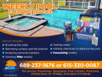 Swimming Pool Weekly Cleaning Service