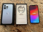 iPhone 13 Pro - Unlocked, 256 Gb, Sierra Blue with original box