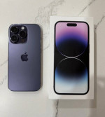 iPhone 14 Pro Deep Purple 1TB - UNLOCKED - MINT condition in Box