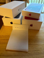 Empty iPhone boxes