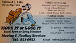***INSURED - QUALITY - MOVER - MOVING & HAULING SERVICE***