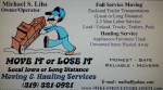 ***INSURED - QUALITY - MOVER - MOVING & HAULING SERVICE***