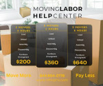 RELIABLE & INSURED MOVING LABOR- $35/HR PER MOVER SPECIAL