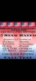 🇺🇸PRO Moving & Labor LLC #1 5.0 RATED 🇺🇸