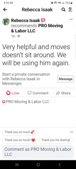 🇺🇸PRO Moving & Labor LLC #1 5.0 RATED 🇺🇸