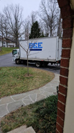 B and E moving and Hauling service.