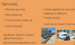 Moving and junk removal
