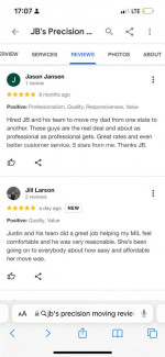 Jb's Precision Moving LLC