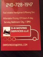 D-N MOVING LLC!!! FAST MOVERS!! 240-728-1947