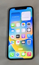 VERY NICE Black APPLE iPhone 12 64GB FOR AT&T or Cricket NETWORK - QUEENS PICK U