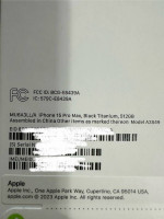 iphone 15 pro max 512GB