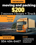 🔴 _MOVERS_MOVING COMPANY LABOR OR 2 PRO MOVERS & TRUCK INCLUDED🚚