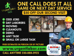 🎄CALL NOW ‼️AFFORDABLE SERVICE‼️SAME DAY‼️MOVING‼️LABOR‼️