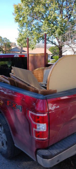 Junk removal and moving services weekday special $200,1 trailer load + truck bed