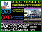 🔴 LICENSED MOVING COMPANY _$75 p/h _ 2 PRO MOVERS TRUCK INCLUDED🚚