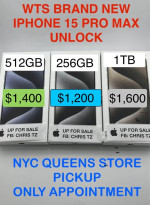 Iphone 15 pro max factory unlocked new not active