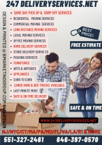 MOVING & DELIVERY ! CARGO-VANS & TRUCKS π 24/7 6463970570 /5513272461