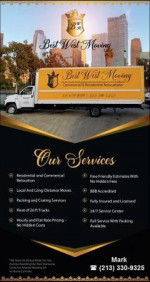 █►BEST WEST MOVING◄█ RELIABLE MOVERS/BIG TRUCKS/LOW RATES/LAST MINUTE