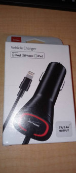 9ft Verizon Car charger for Apple Iphone/Ipad