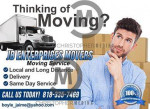 JB ENTERPRISES MOVING SERVICES AT LOW RATES IN VERTURA COUNTY ;