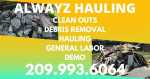 ππ¨ LOW PRICE JUNK REMOVAL YARD WORK DEBRIS PICKUP MOVING 209-993-6064