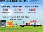 📦$90/HR 2 MOVERS📦📦📦📦___HARDWORKING AND CAREFUL MOVING