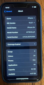 Unlocked iPhone XR, 64 GB, Black