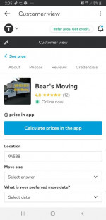Moving Fremont 16ft box truck. $70/hr + fuel MOVERS