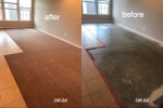 Flooring job, hardwood, laminate, carpet, LVT flooring.
