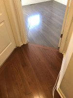Flooring job, hardwood, laminate, carpet, LVT flooring.