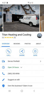 Heating and Cooling services, I actually show up and stand by my work ππ
