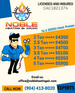 ❄️🔥❄️Locally Owned & Operated 📌📌📌Noble Heating & Air